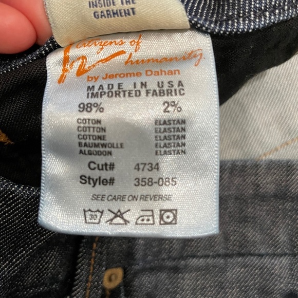 Vintage Citizens of Humanity Novak #358 Jean Skirt - Picture 7 of 8